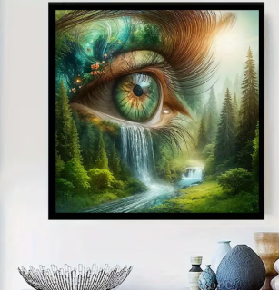 Preview: Diamond Painting  Das Auge